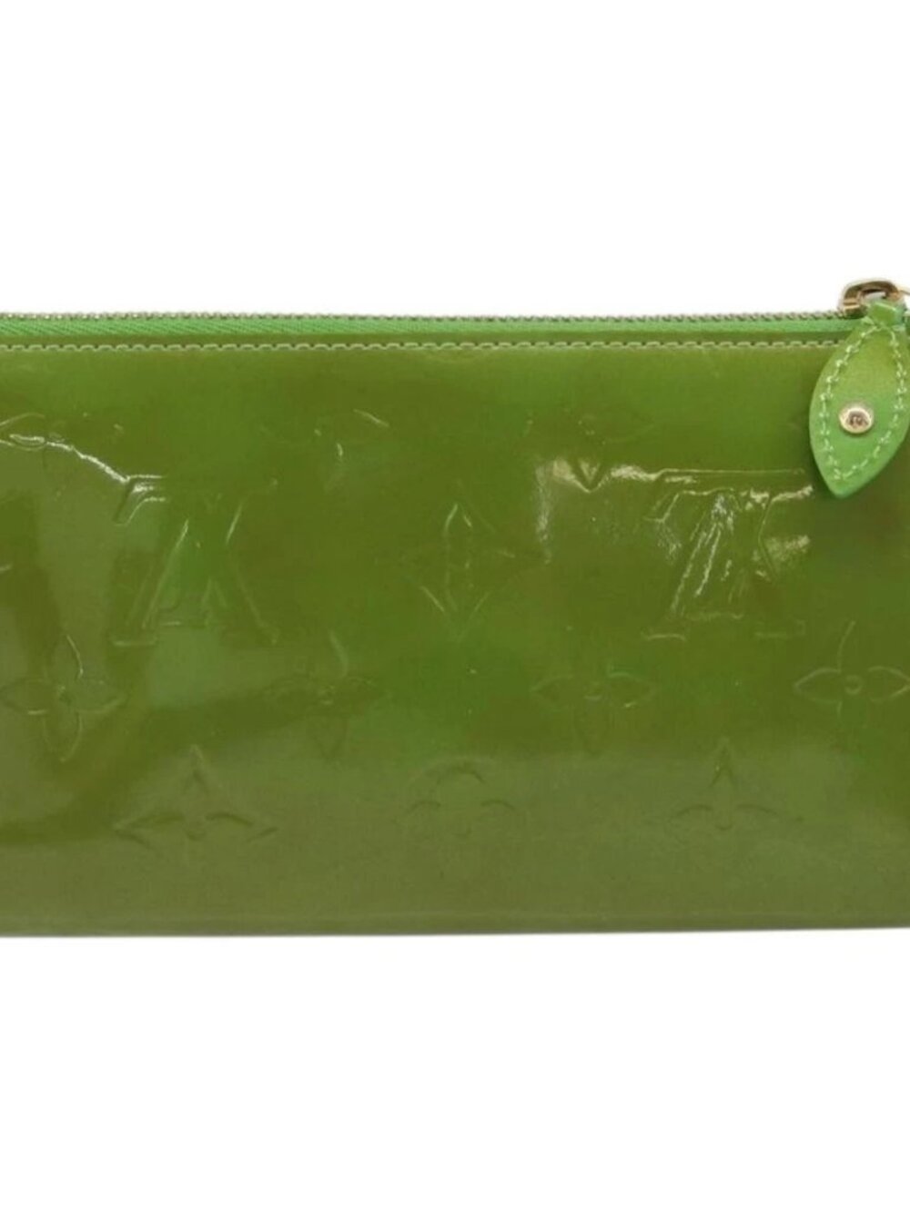 LOUIS VUITTON Monogram Vernis Trousse cosmetics Pouch Green M93649 Auth bs33617 - Picture 3 of 15